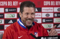 Симеоне предпазлив, въпреки солидната преднина от първия мач с Барселона