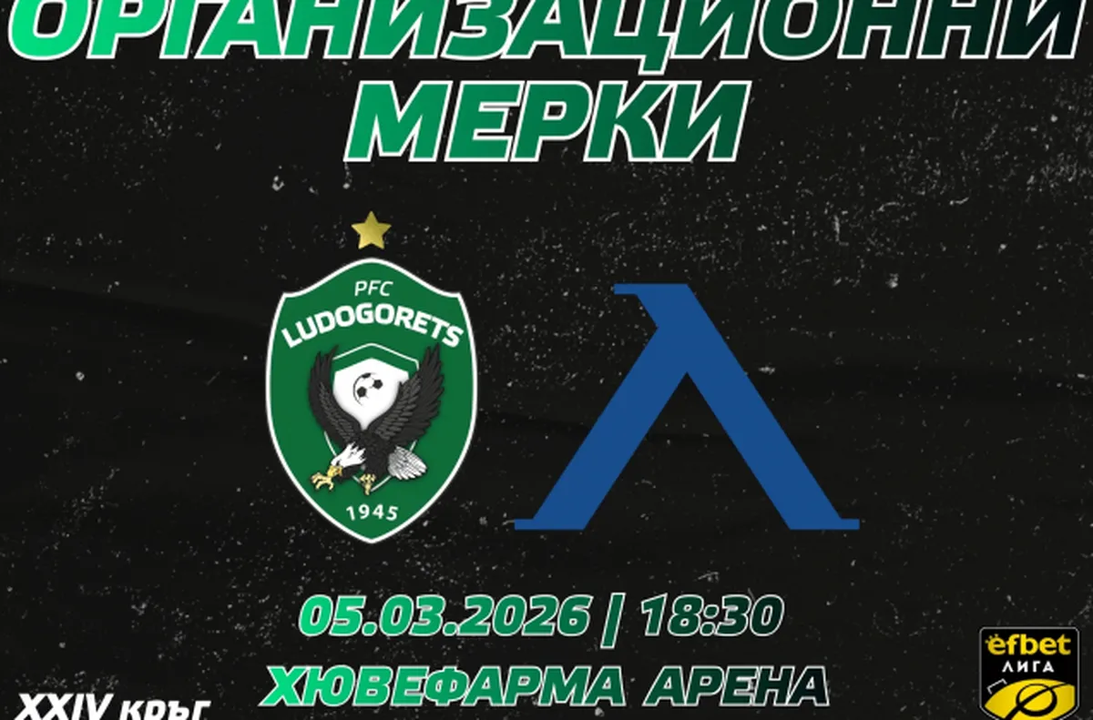 Организация и мерки за сигурност преди мача Лудогорец – Левски