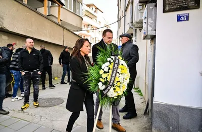 В Пловдив беше открита паметна плоча на Георги Попов – Тумби