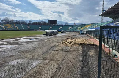 Започна обновяването на лекоатлетическата писта на Националния стадион „Васил Левски“