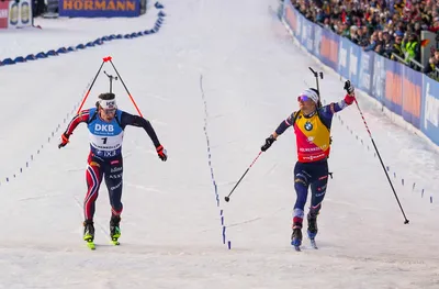 Фотофиниш определи победителя в предпоследното състезание от СК по биатлон