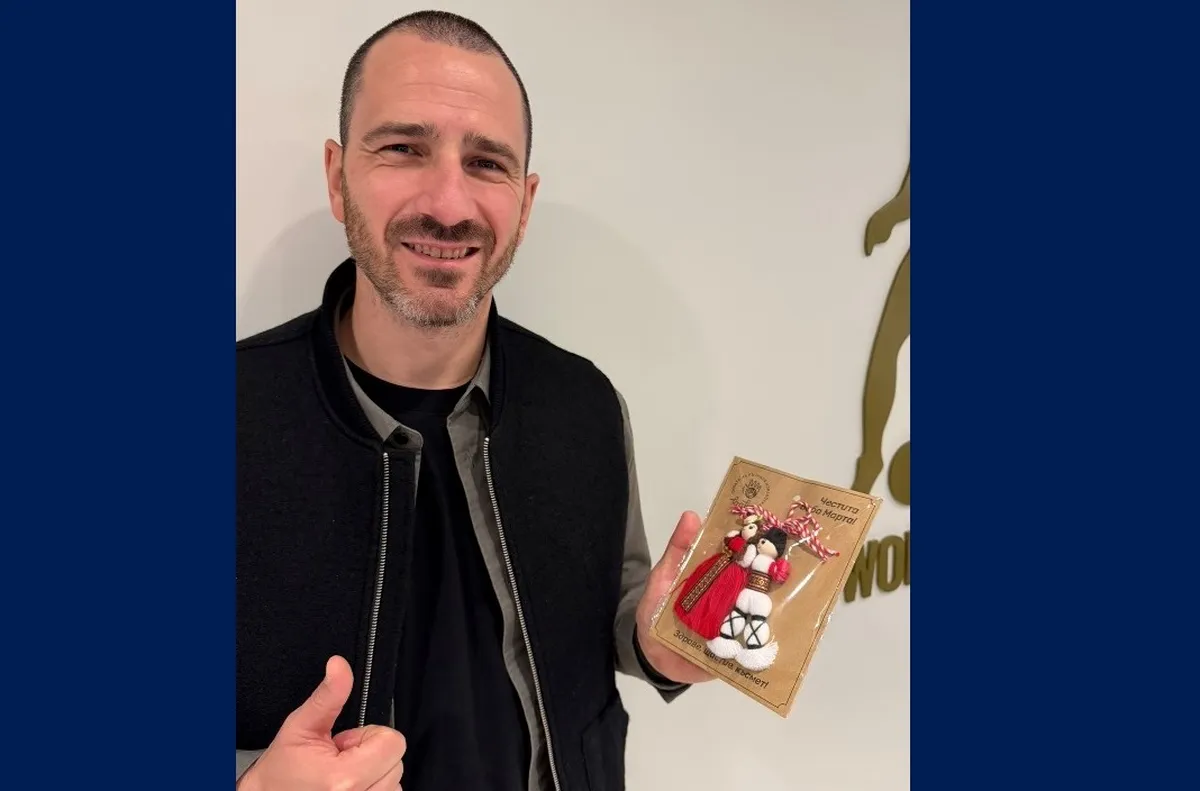 Европейският шампион Бонучи се окичи с мартеница