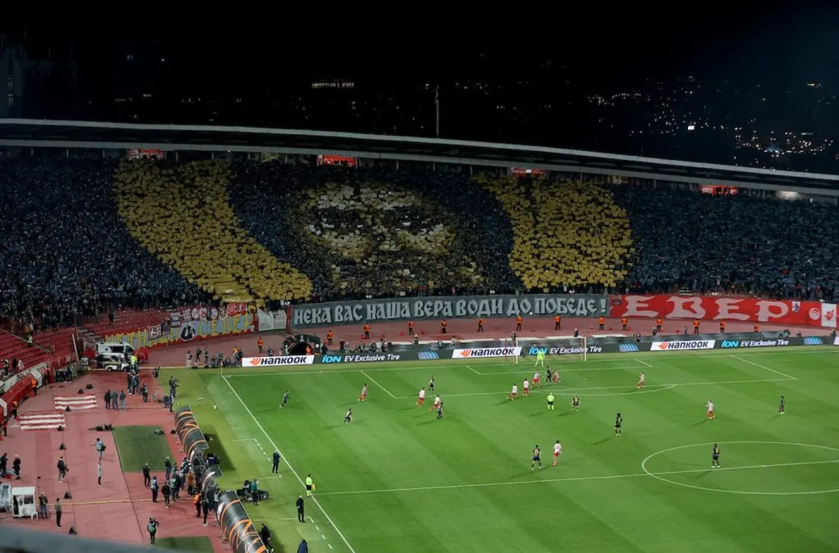 УЕФА глоби Цървена звезда заради хореография