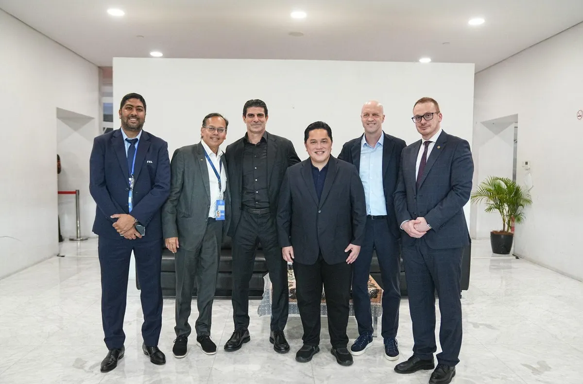 Георги Иванов на среща с Кройф-младши