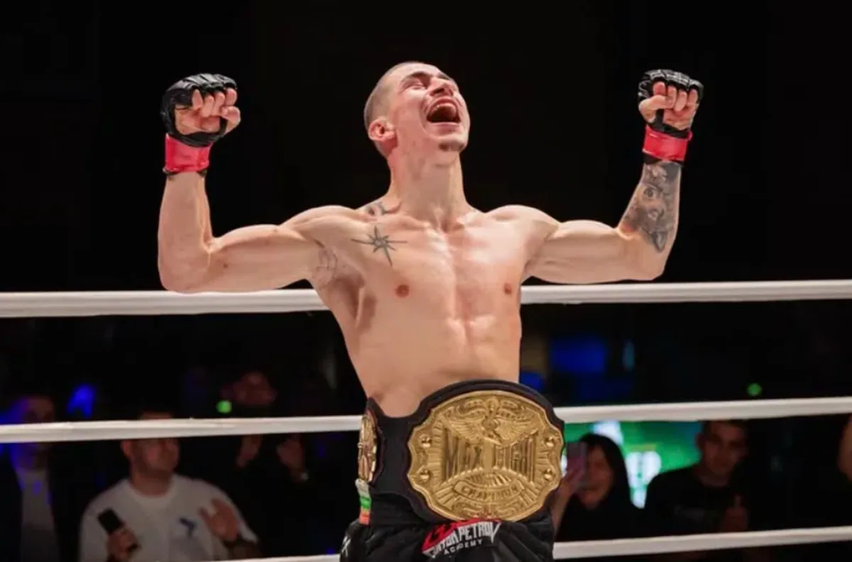 Мартин Петков с първа защита на пояса си на MAX FIGHT 64 (ВИДЕО)