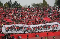 Феновете на ЦСКА с шествие за дербито с Левски