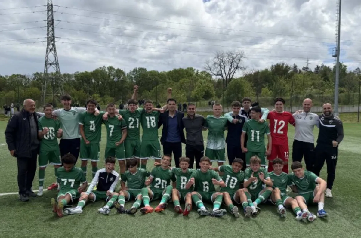 Лудогорец U15 е шампион на България