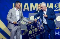 Сираков към футболистите на „Левски“ на партито на Palms Bet: „Увеличавам премиите ви с 50%“