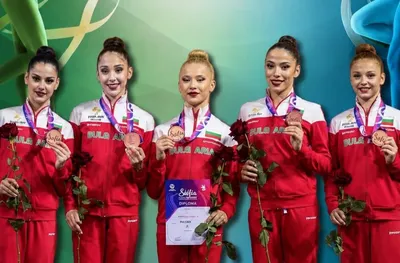 България спечели отборната титла на Европейското по художествена гимнастика