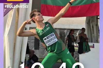 Нов български национален рекорд на 100 м 