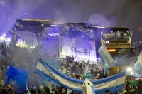 Хиляди посрещнаха Аржентина след загубения финал
