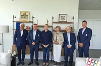 Кърстри Ковънтри при Весела Лечева на първа официална среща в МОК