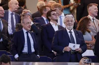 Флорентино Перес вилнял по време на мача с Атлетико Мадрид