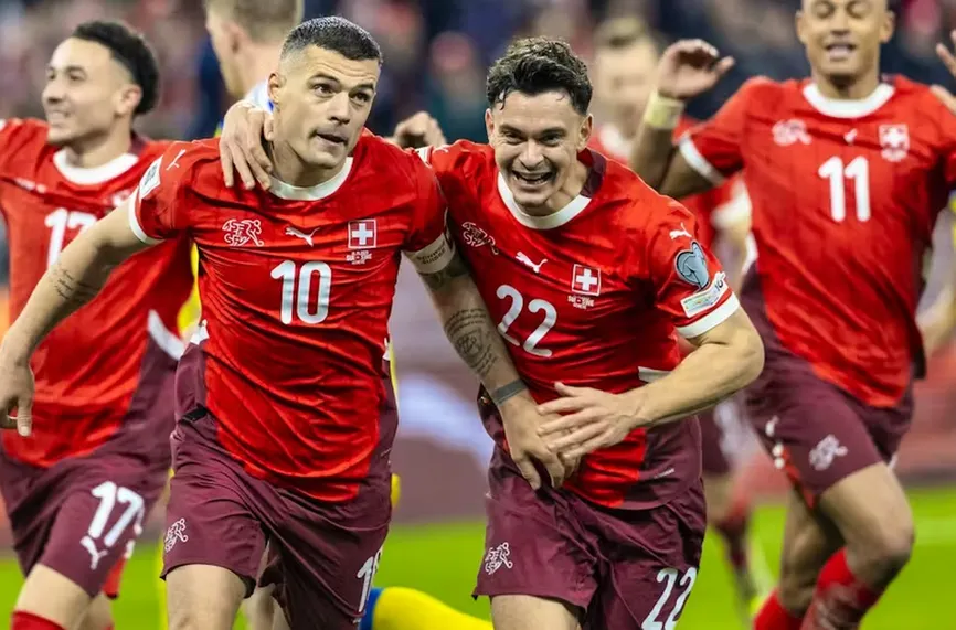 Швейцария - Швеция 4:1