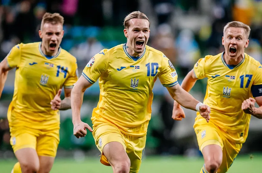 Украйна - Исландия 2:0