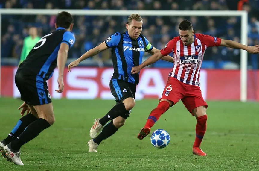 Брюж - Атлетико Мадрид  3:3