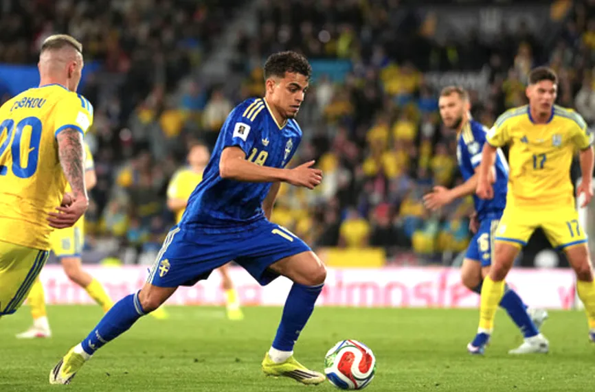 Украйна - Швеция  1:3