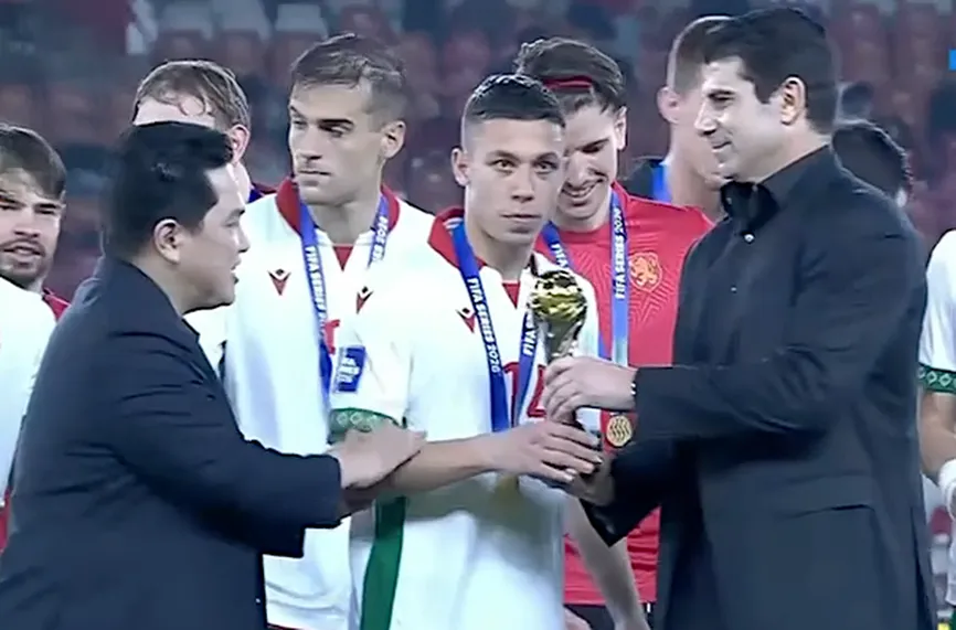 Награждаването в Джакарта