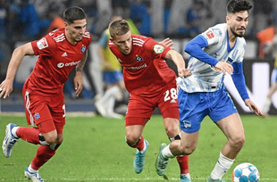 Плейоф; Херта - Хамбургер  0:1 - първа среща