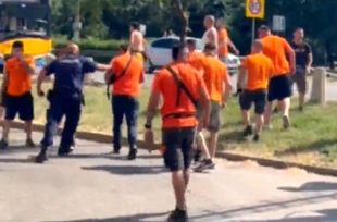 Бой между кипърски и български запалянковци в центъра на София