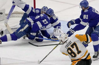 NHL: Тампа Бей - Питсбърг 4:5 след прод.